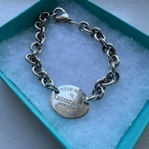 Tiffany & Co. Oval Charm Bracelet